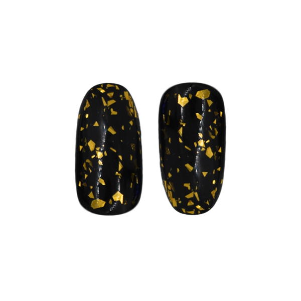 Acra Top Coat flakes gold non-wipe tfgw